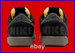 Nike Terminator Low Black Medium Ash Grey Gum Brown FV0396-001 sz 11.5 Men's