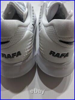 Nike Zoom Vapor Cage 4 Rafa Tennis Shoes White Black Men Sz 6.5 Wmn 8 DD1579-101