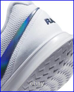 Nike Zoom Vapor Cage 4 Rafael Nadal Tennis Shoes White DD1579-101 Men's Sz 8.5