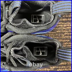 Nike Zoom Vapor X Posite Tennis Shoes Mens 9 Royal Blue Black One AO8760-500