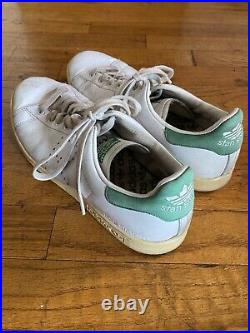 Raf Simons X Stan Smith adidas Tennis Shoes White Green Size 8.5 Men