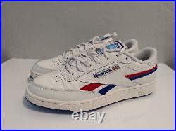 Reebok Club C Revenge Red White Blue Ice USA GX0382 Men Tennis Shoes Size 9