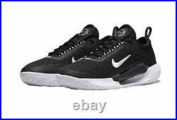 Size 13 Nike Court Zoom NXT Black White Hard Court Tennis Shoes DH0219-010