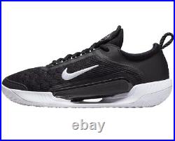Sz 8.5 Nike Men's NikeCourt Zoom NXT'Black White' HC Tennis Shoes DH0219-010
