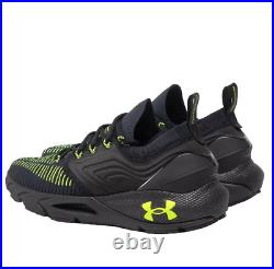 Under Armour Mens Tennis Shoe Black, Green Ua Hovr Phantom 2 Inknt, 3024154-008