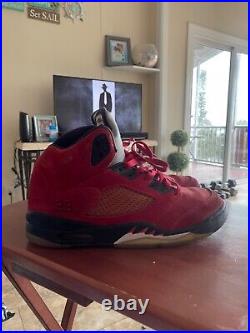 VINTAGE 2009 DMP Raging Bull Jordan 5 size 9.5 nike red V VI VII Men 1 shoes