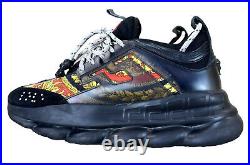 Versace Chain Reaction Sneakers/Tennis Shoes 43 EU Men, US 9 Made in Italy