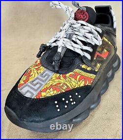 Versace Chain Reaction Sneakers/Tennis Shoes 43 EU Men, US 9 Made in Italy