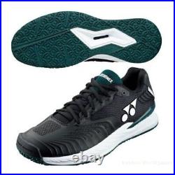 YONEX Men's Tennis Shoes POWER CUSHION ECLIPTION 4 M GC SHTE4MGC 530 Black Green
