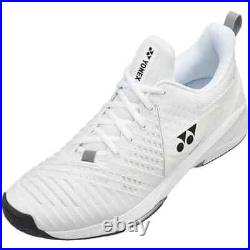 Yonex Sonicage 3 Men's Tennis Shoes Size 8, Color White/Black