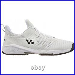Yonex Sonicage 3 Men's Tennis Shoes Size 9.5, Color White/Black